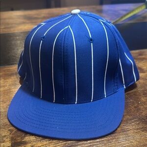ISSI Blue and White Striped Cap